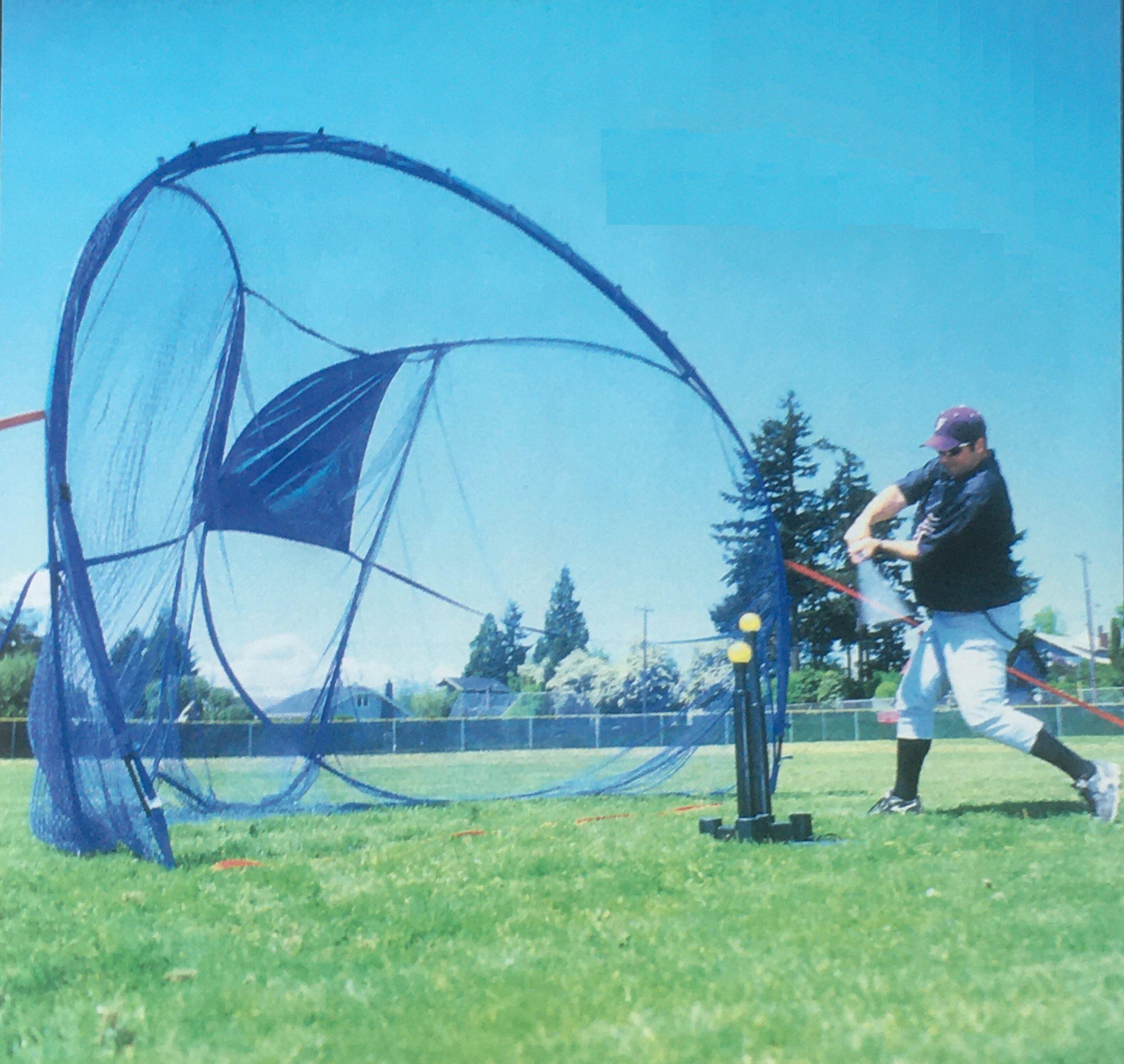 Jugs Instant Backstop batting practice pop-up net