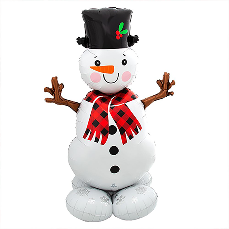 Snowman standing balloon