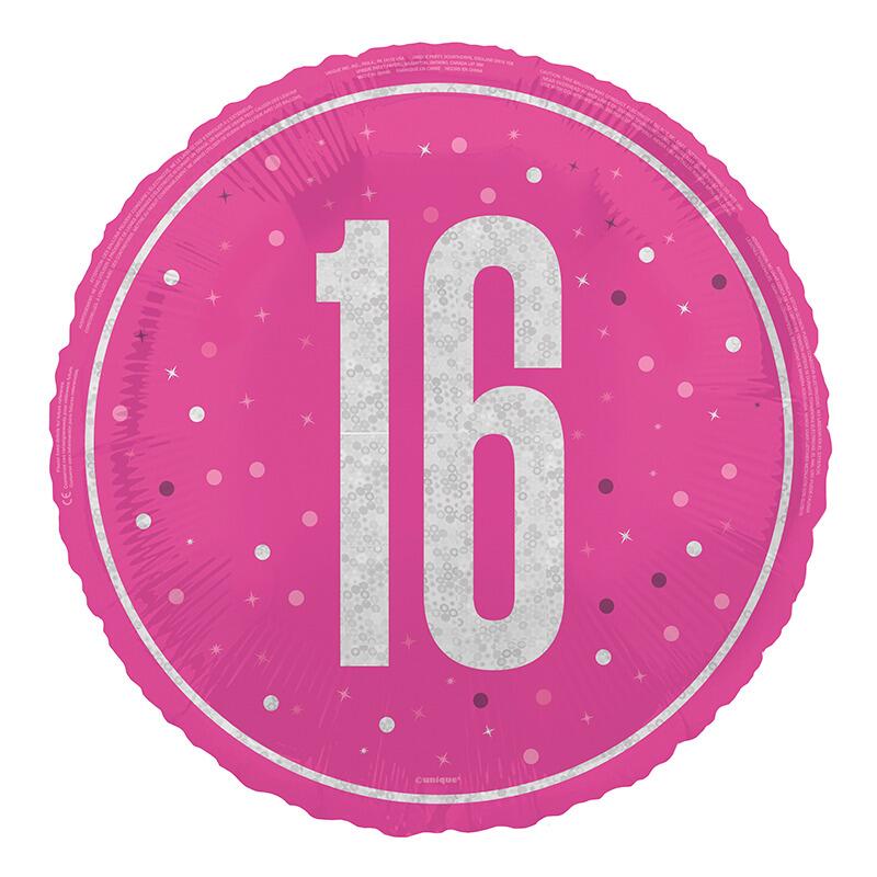 pink number 90 Birthday Balloon