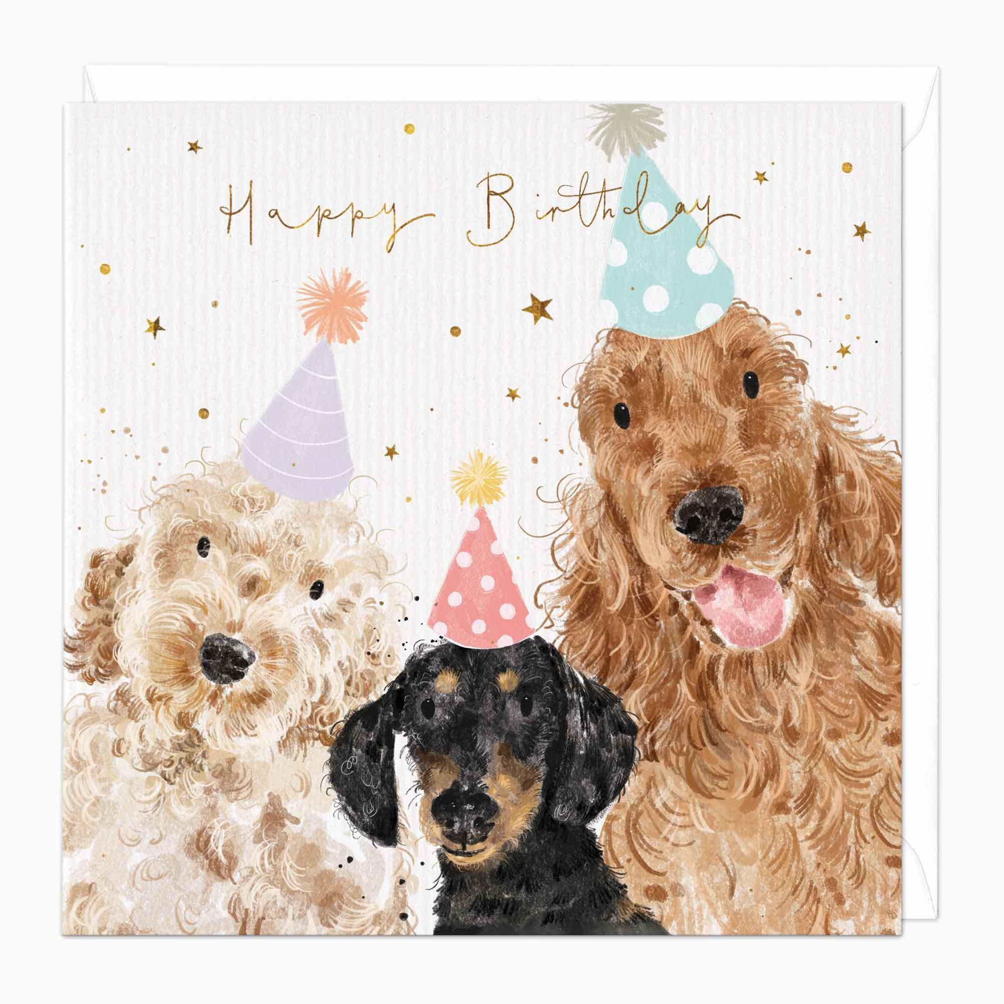Happy Birthday Dog Card