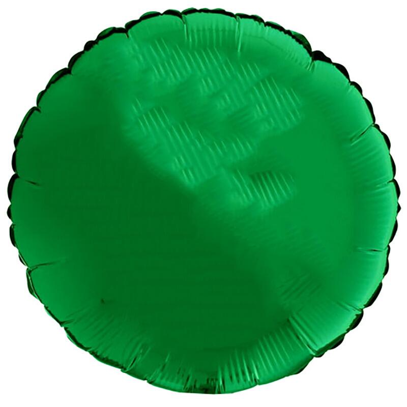 Dark Green 18” Circle Foil Balloon