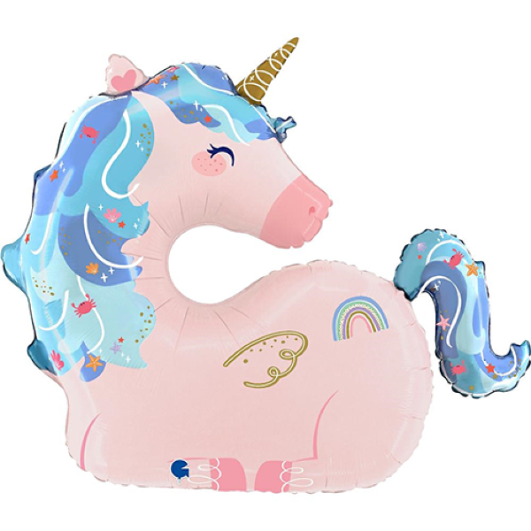 Fairytale Unicorn Party (pack Of 5) Foil Balloon Kit 18