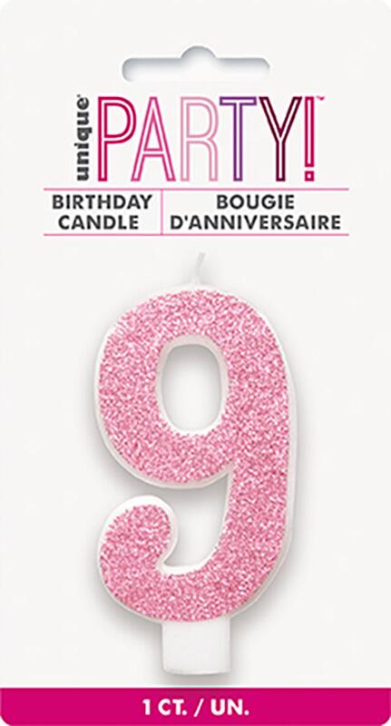 Glitter Star Number 4 Birthday Candle - 3.5 Inch White Sparkle Candle For Cakes