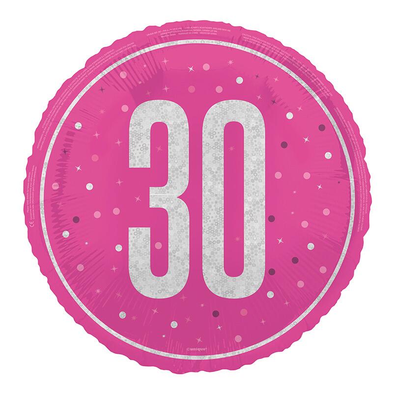 pink number 90 Birthday Balloon