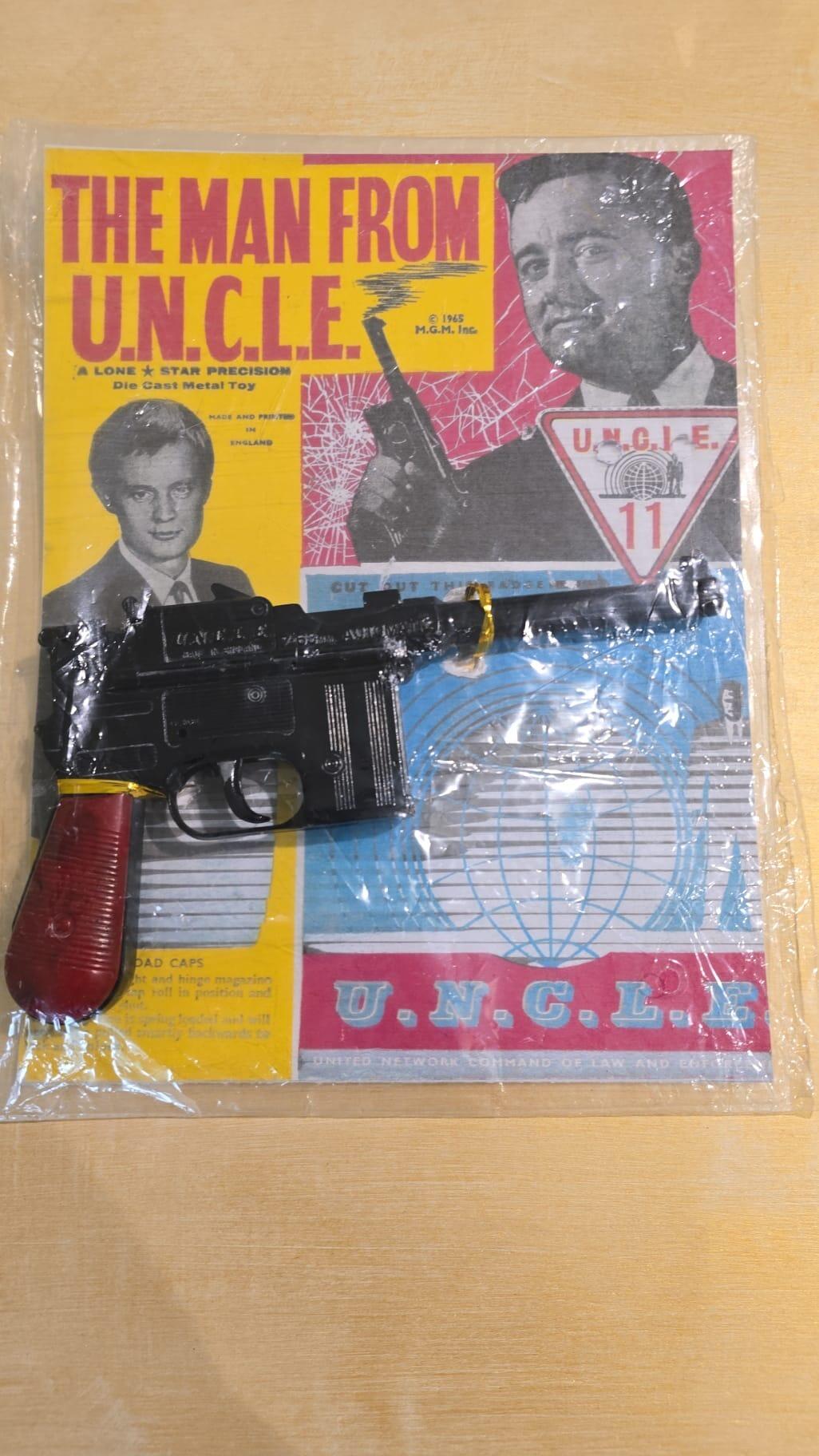 Pistolet très ancien à amorces, - Jouets (12848502