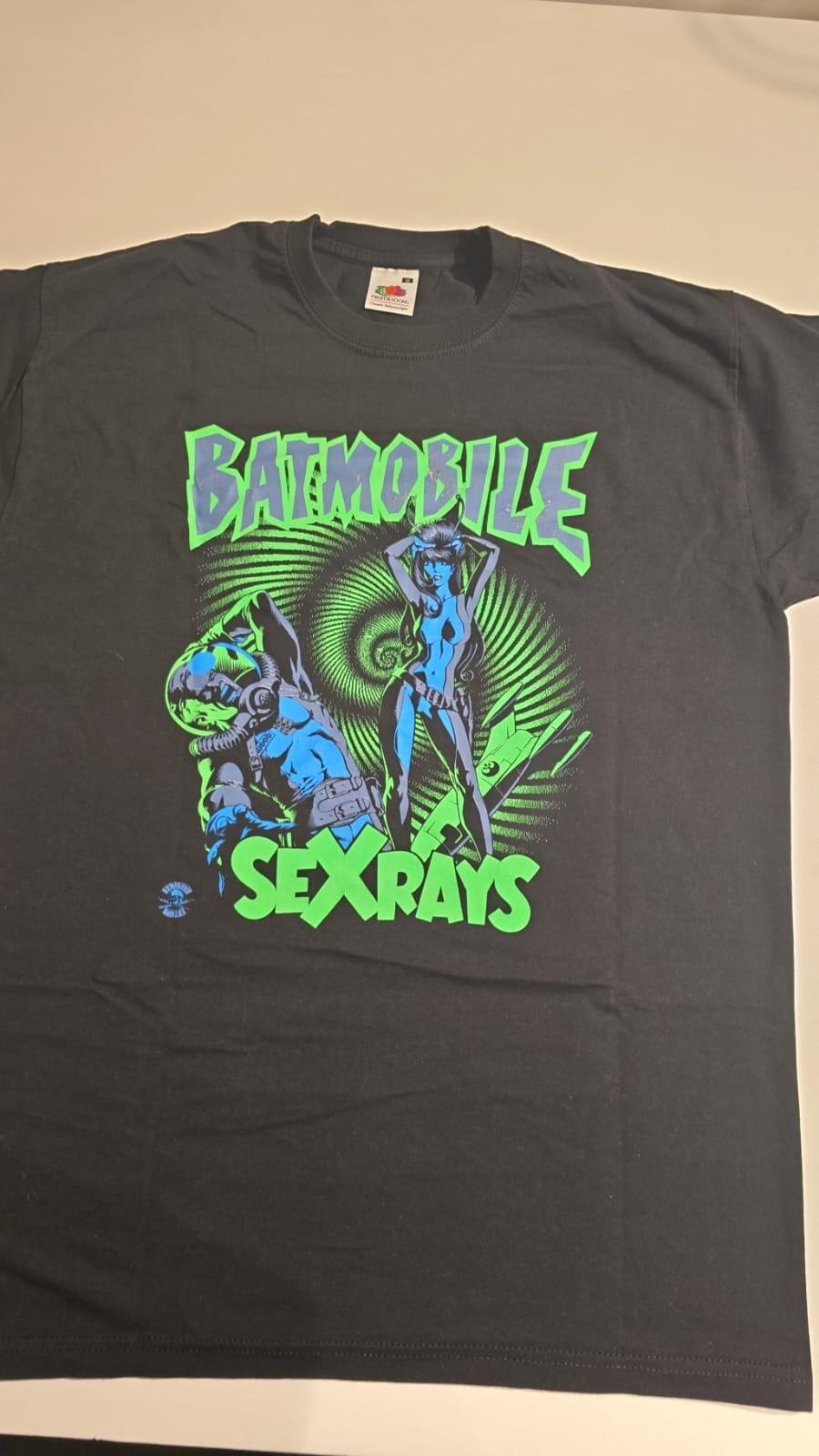 Batmobile Band Shirt Men Medium Black Vintage Retro Rock Music Sex Rays  Medium