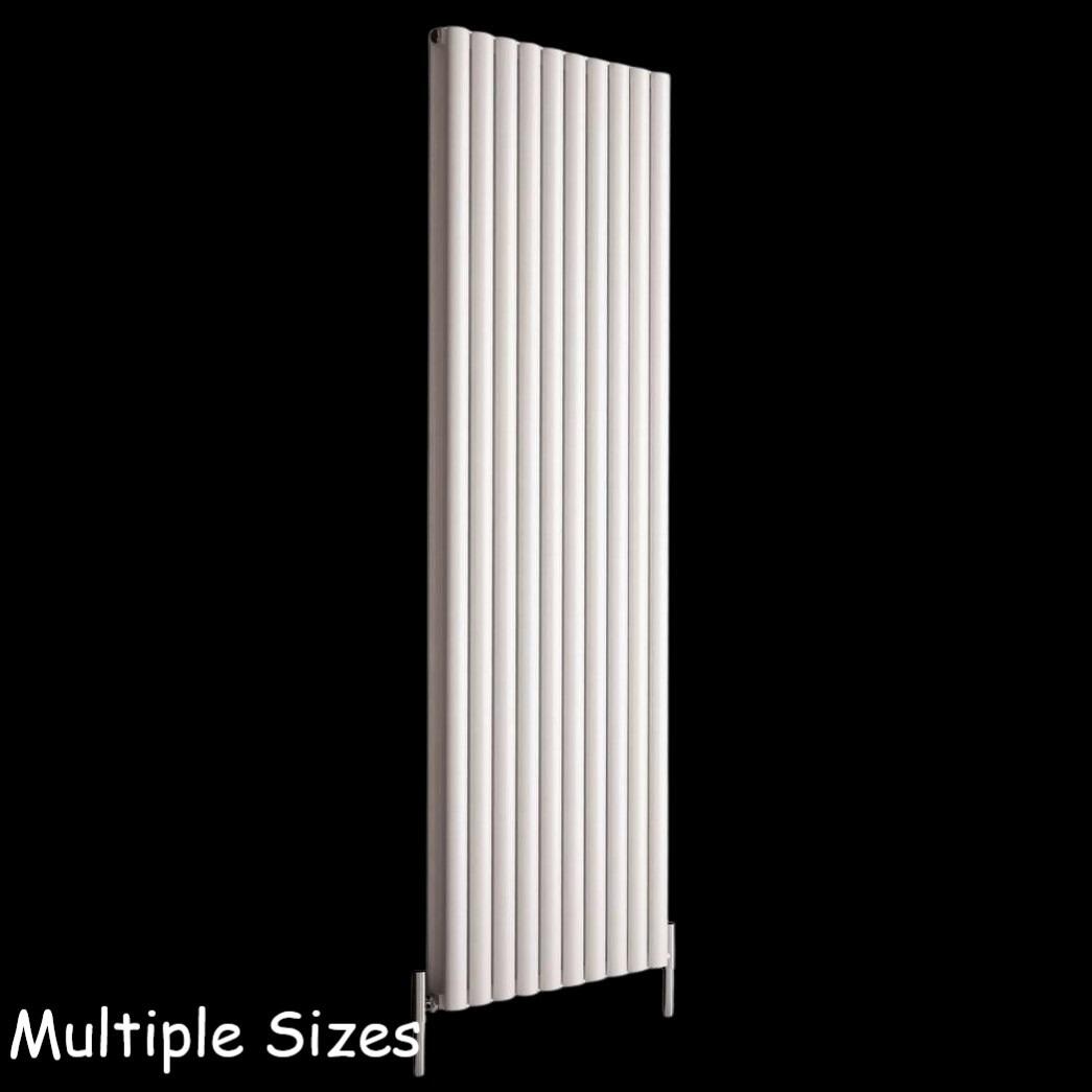 Icon/ Islington 1800mm White Oval Bar Double Radiator