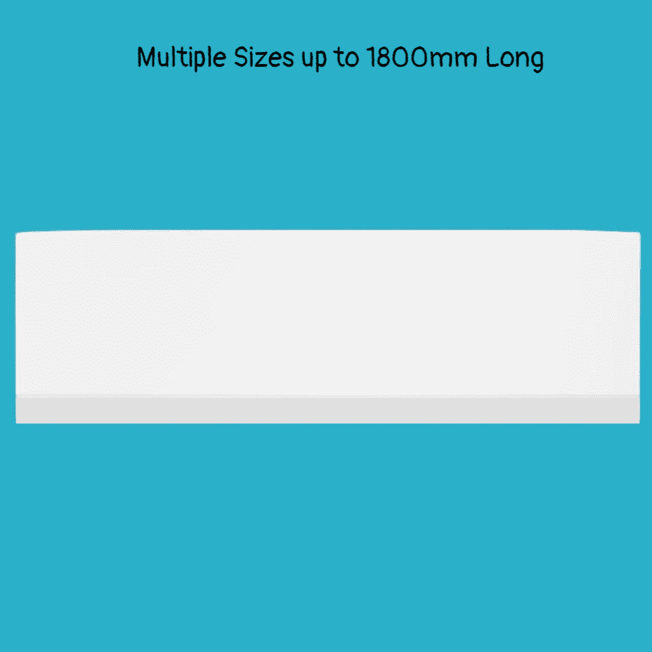 Arc Universal White Gloss MDF Bath Panels