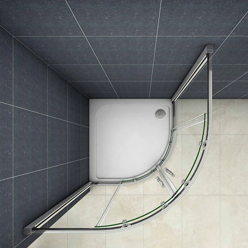 Concept Six Quadrant Shower Enclosure Top View