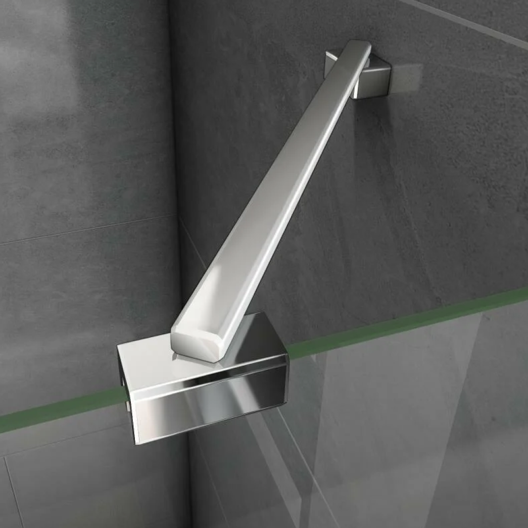 Aquatec 1000mm Frameless Bath Shower Screen Stabilising Bar Detail