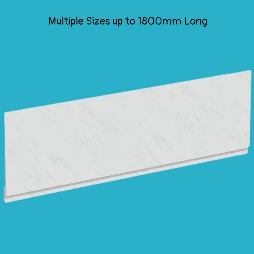 Bretton Park White Marble Universal MDF Bath Panels