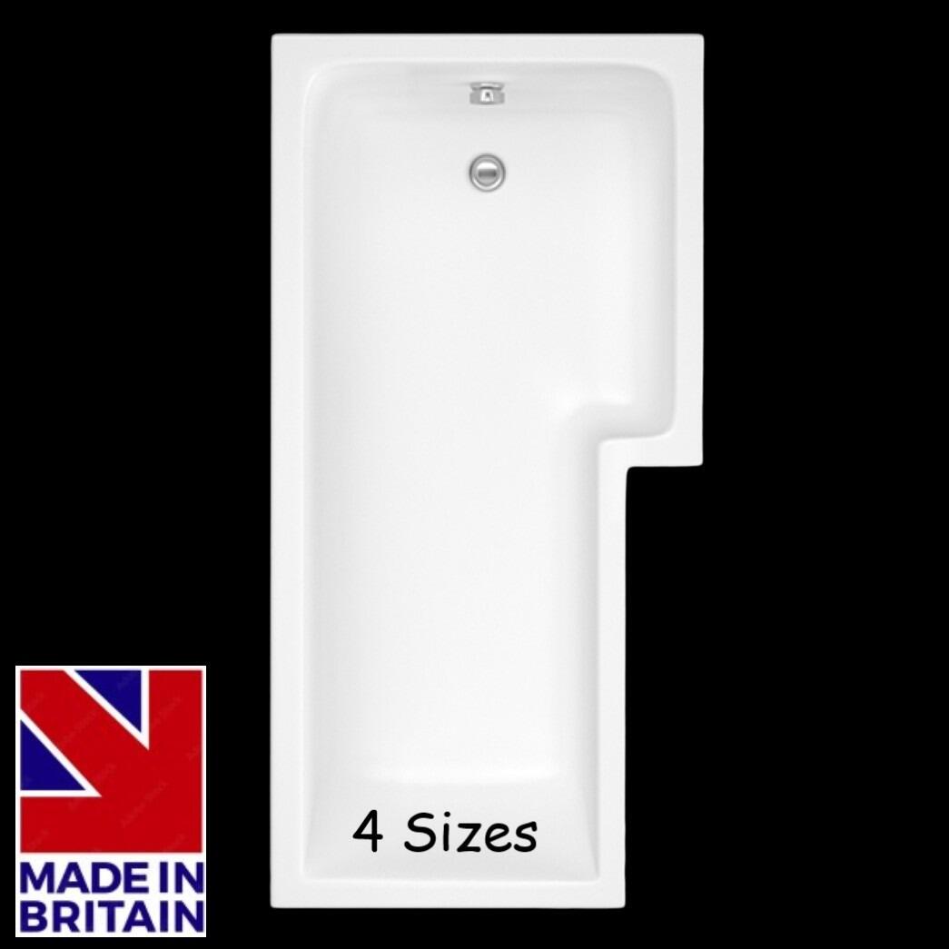 kartell Elite L Shape Right Hand Acrylic Shower Bath