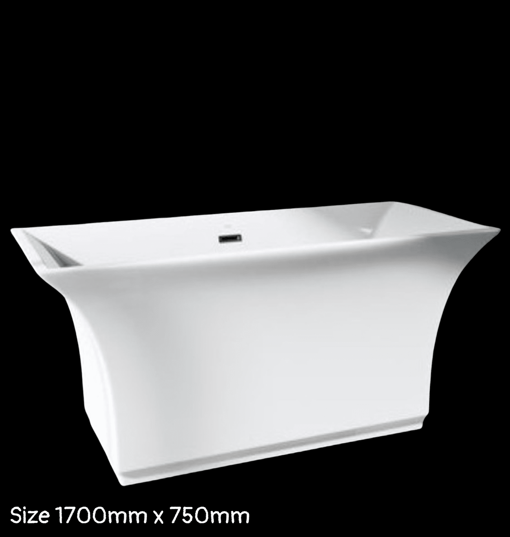 Audit Contemporary Double Skinned Freestanding Acrylic Bath
