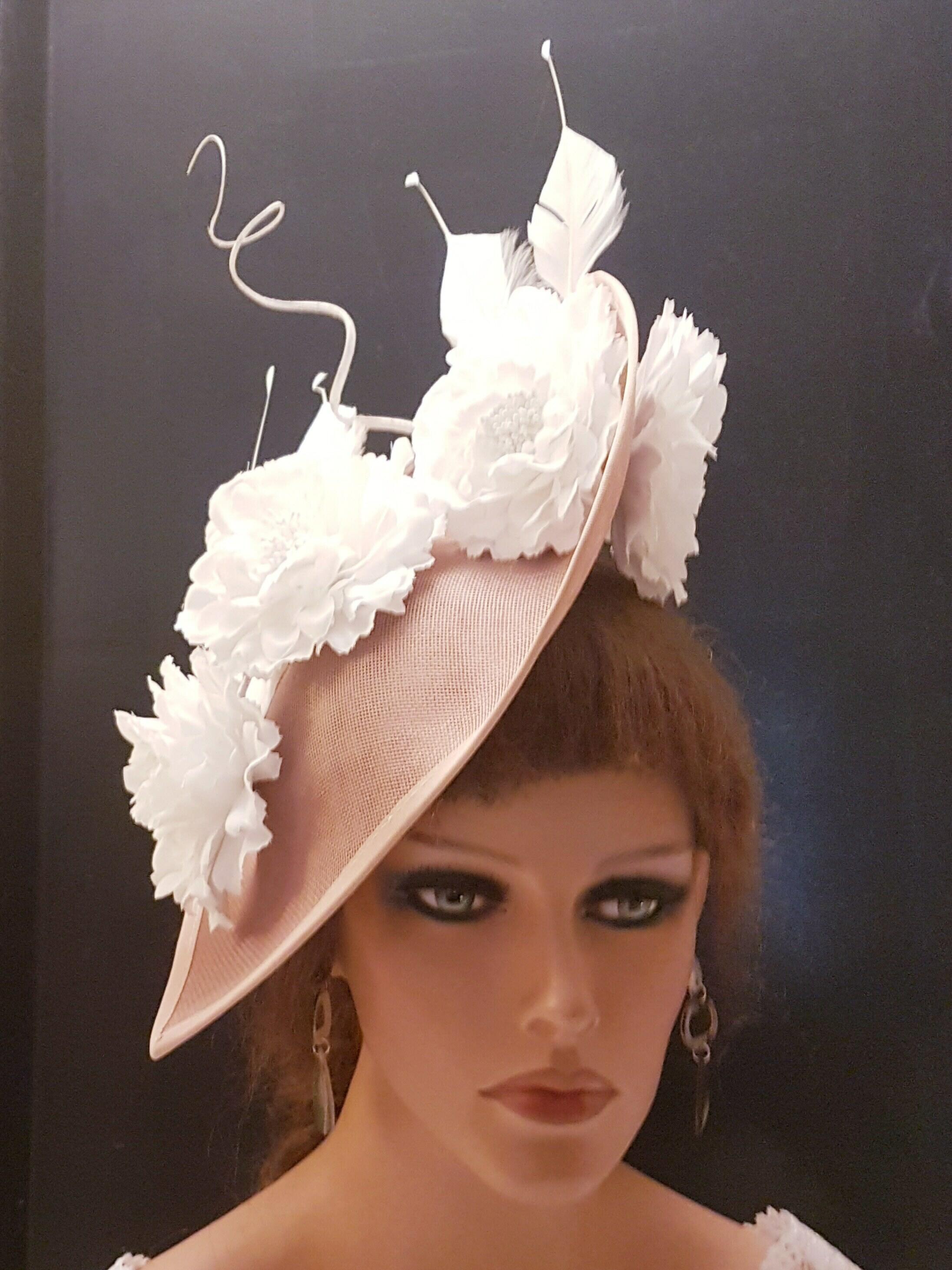 Pink Mother of the bride Hat Fascinator
