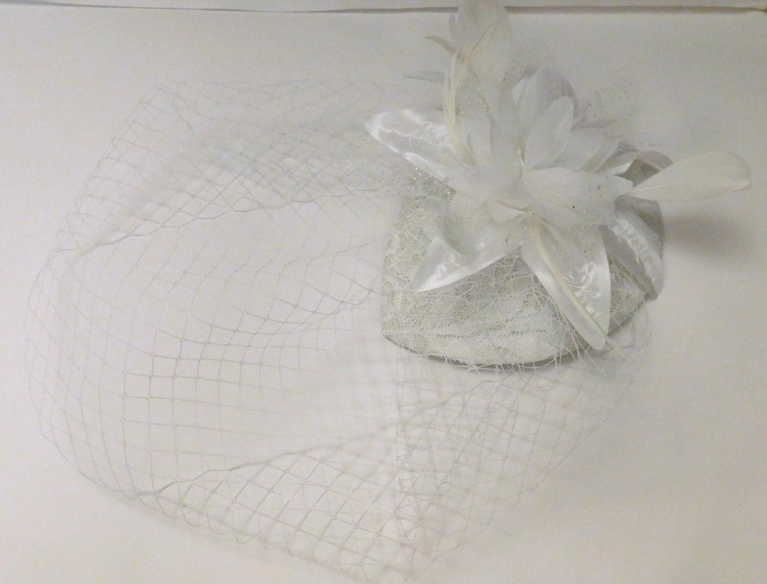 Bridal wedding Hat with veil
