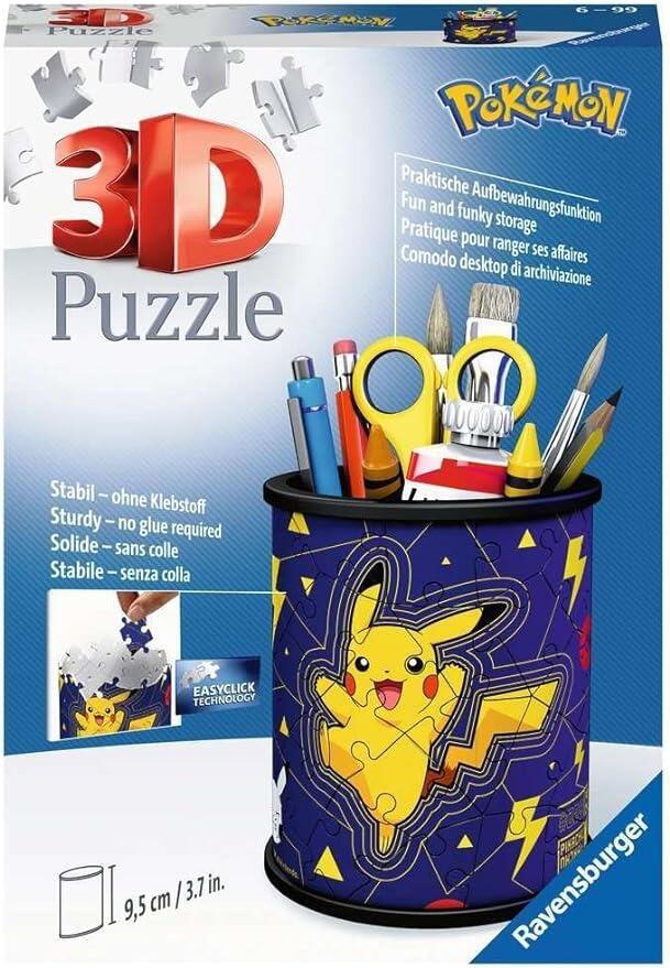 Pokemon Pencil Holder 3D Puzzle Organiser