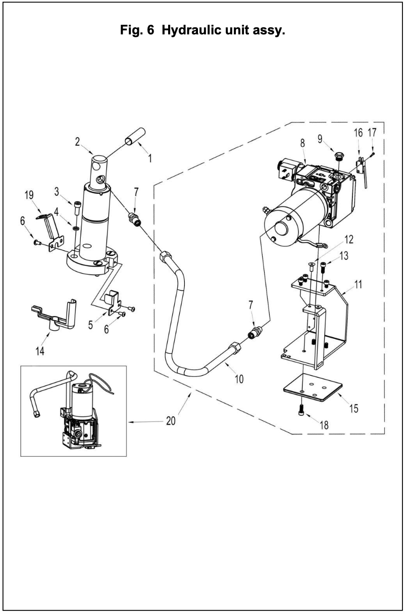 Electric Pallet Trucks Parts From Go Ept Ltd Cbd Ws Hydraulic Assembly