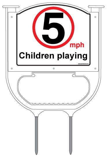 5 MPH SIGN