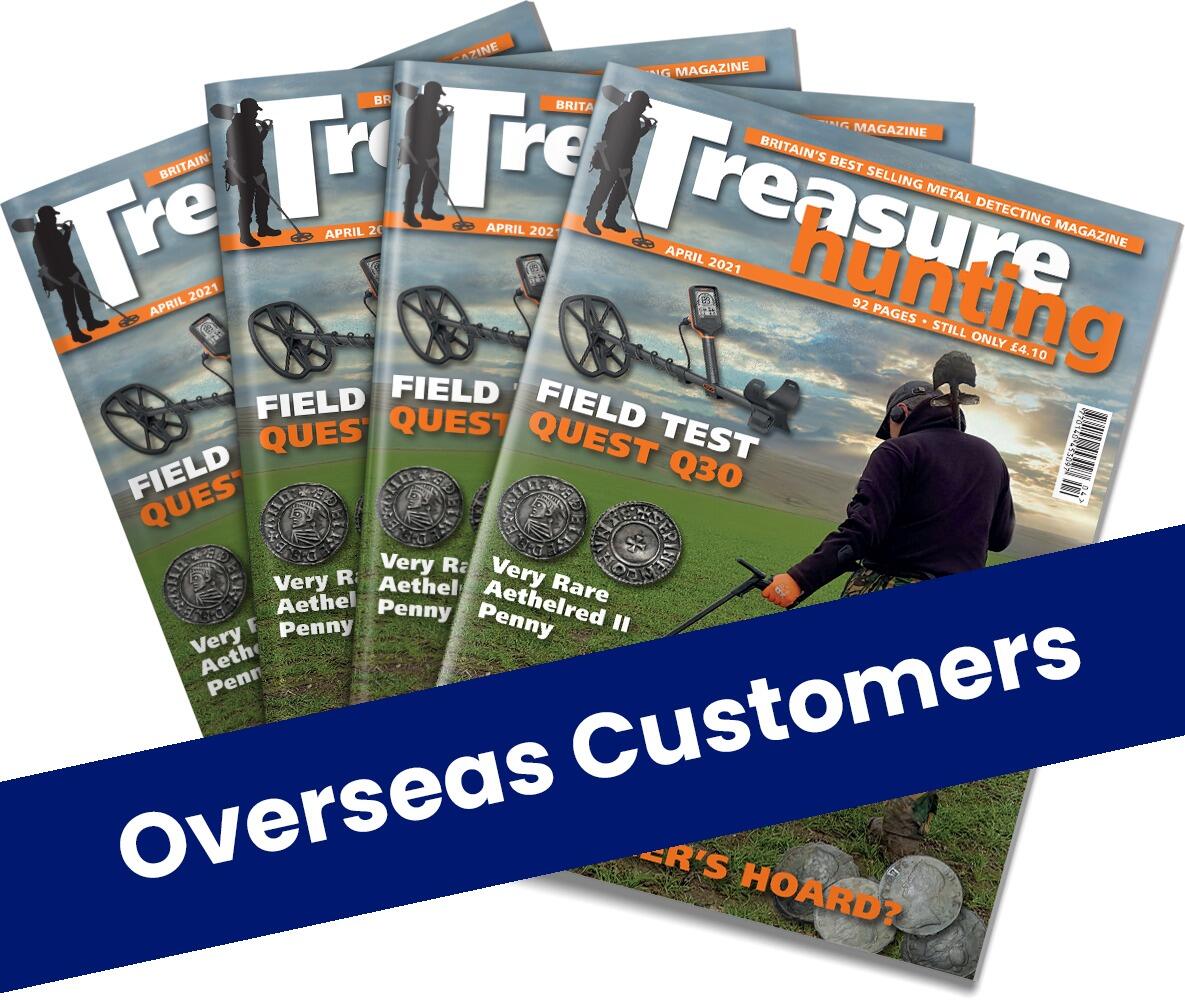 Metal detecting magazine worldwide shipping