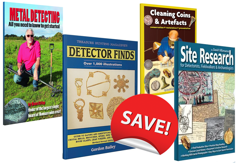 Metal detecting book bundle