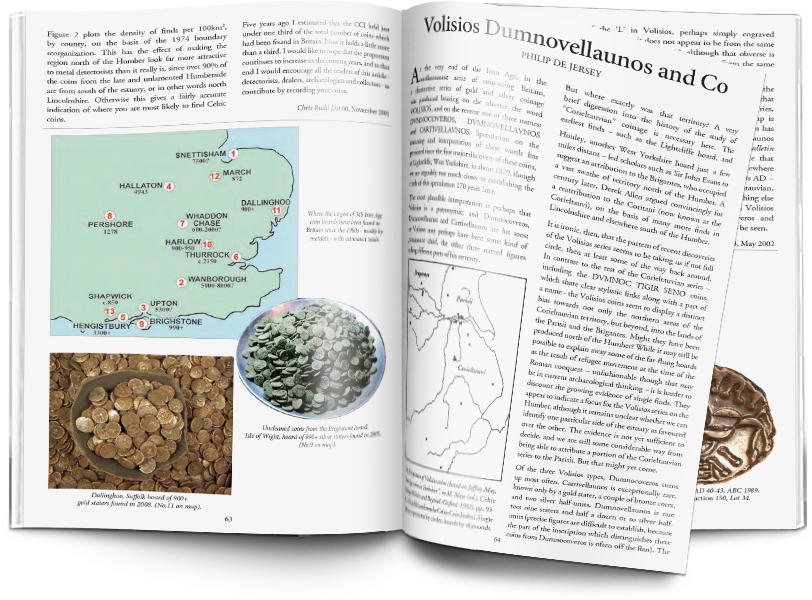 The history of celtic coins