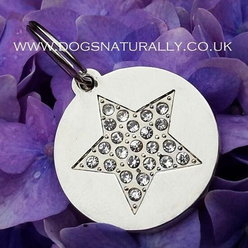 Bling Dog Tags - Swarovski crystal gem Dog Tags