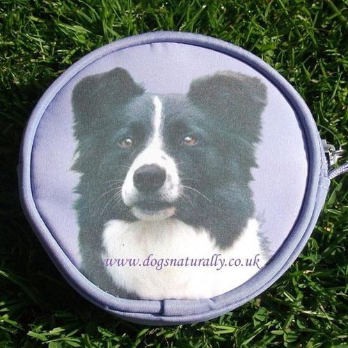 Border Collie Purse - Lilac