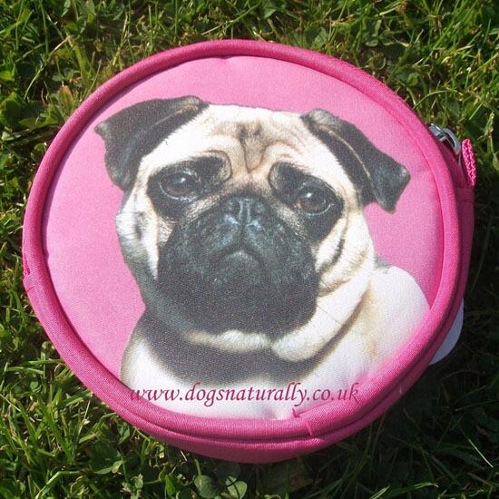 Pug Dog Purse Pink