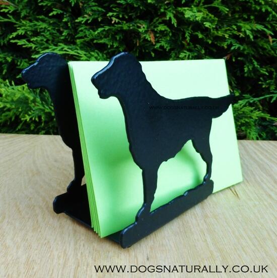 Dog Lover Letter Rack - Flat Coated Retriever