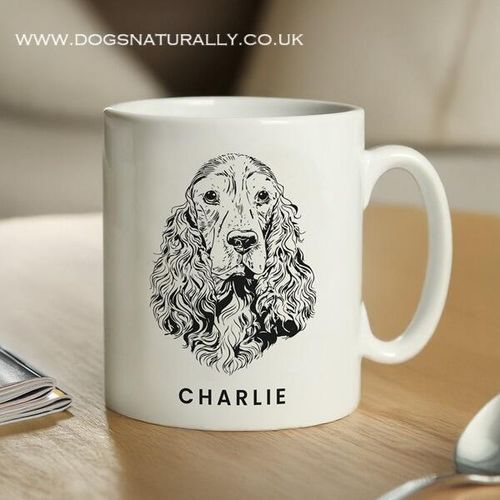 Elegant Cocker Spaniel Personalised Dog Breed Mug