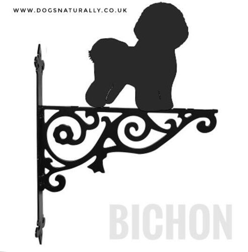 Bichon Frise Ornate Wall Bracket