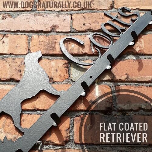 Dog Lover Coat Rack - Flat Coated Retriever