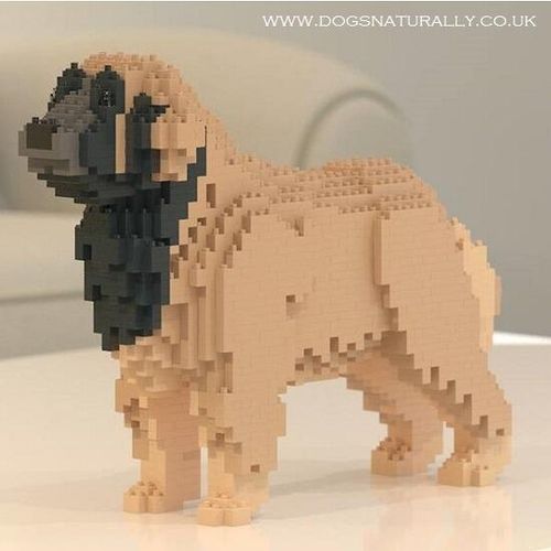 Leonberger Sandy(Cream/Fawn) Dog Lego