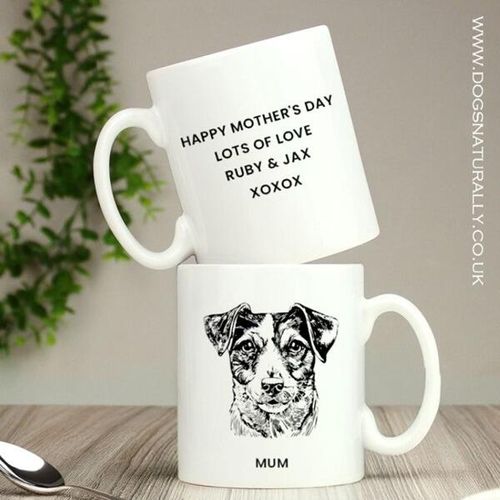 Elegant Personalised Jack Russell Mug