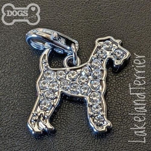 Lakeland Terrier Crystal Dog Charm