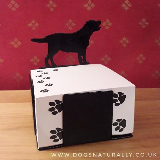 Dog Lover Note Black Holder - Labrador