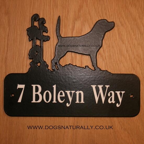 Dog Lover House Sign Plate - Beagle