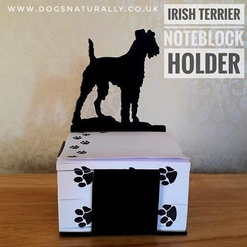 Irish Terrier Dog Breed Gifts - Noteblock Holder
