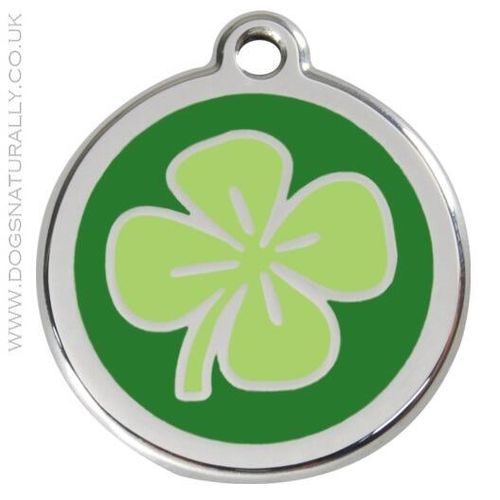 Four Leaf Clover Dog ID Tag
