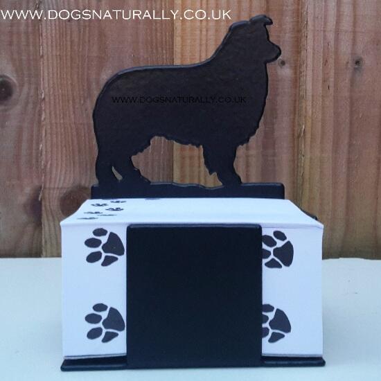 Border Collie Note Block Holder