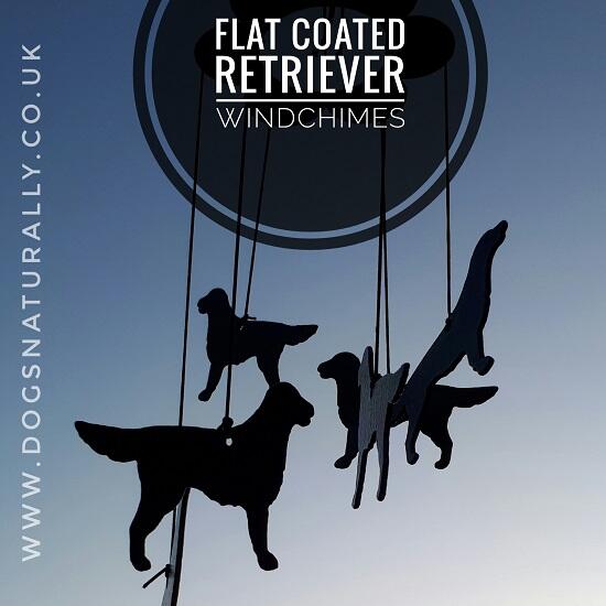 Dog Lover Windchimes - Flat Coated Retriever