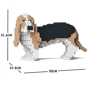 Basset Hound Dog Lego Medium Size
