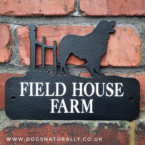 Dog Lover House Sign Plate - Leonberger