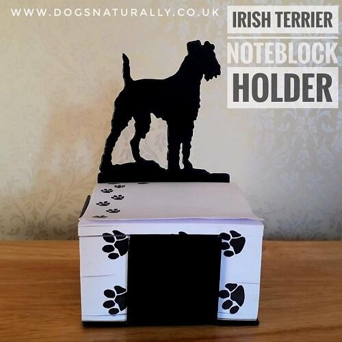 Dog Lover Note Black Holder - Irish Terrier
