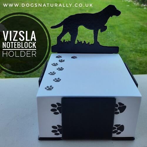 Dog Lover Note Block Holder - Hungarian Vizsla