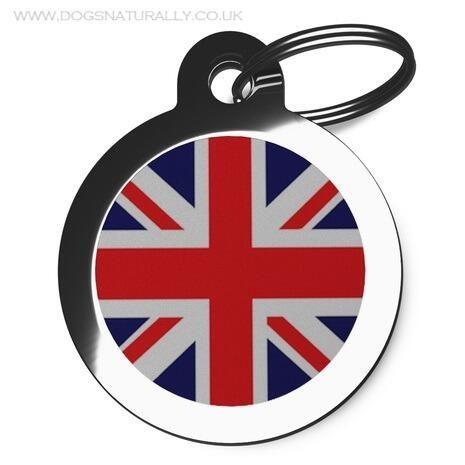 Union Jack Dog ID Tag