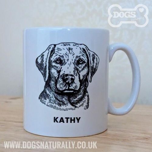 Elegant Personalised Labrador Mug