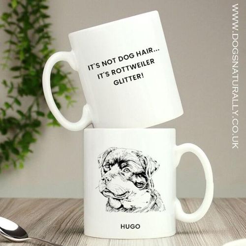Elegant Personalised Rottweiler Mug