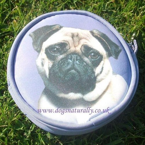 Pug Dog Purse Lilac