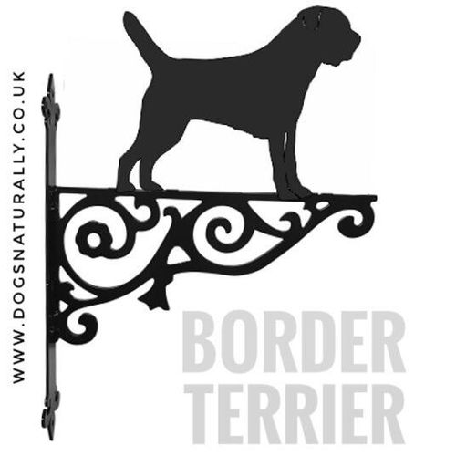 Border Terrier Ornate Wall Bracket